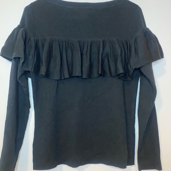 Adrienne Vitadini Wool Blend Sweater with Ruffle - NEVER WORN! - Picture 3 of 4